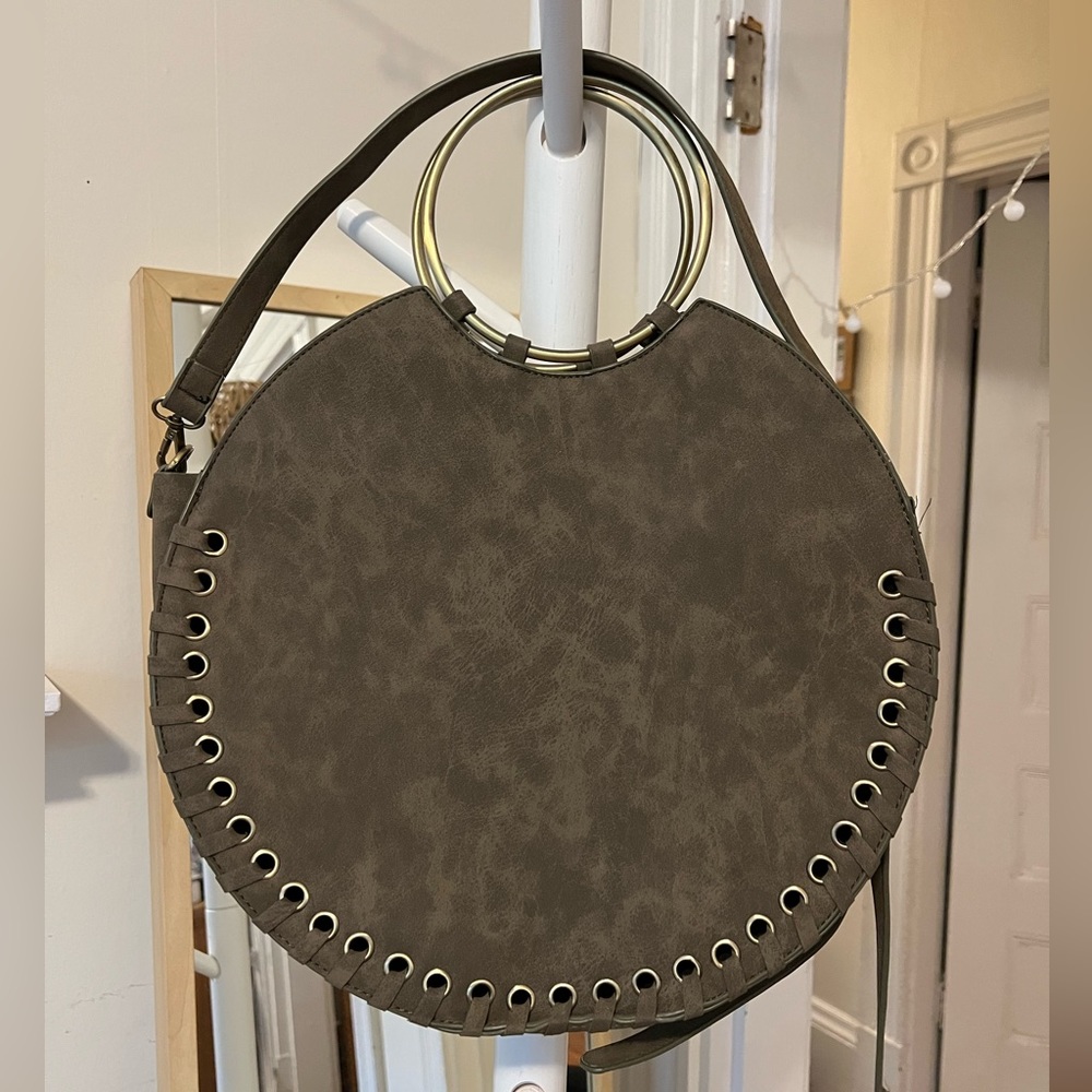 Anthropologie Marla Stitched Circle bag